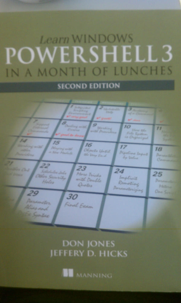 GuyisIT's tweet image. Look what came in the mail! #PowerShell3