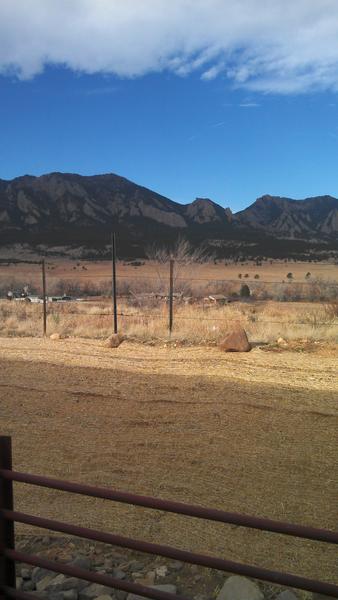 LQStoreDesign's tweet image. View from the patio at Eldo W&amp;amp;S outside Boulder, CO