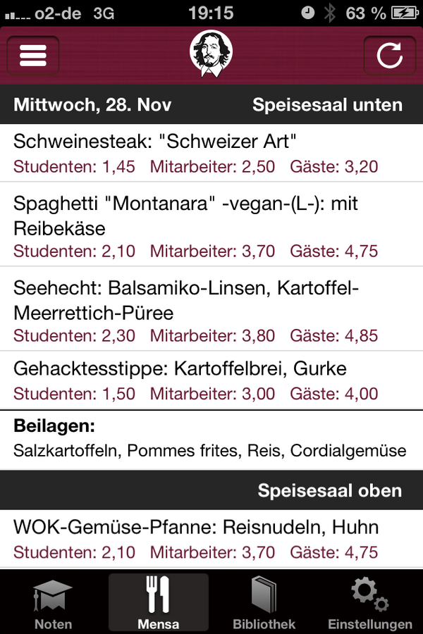 vorsprach's tweet image. Hier ein Screenshot der #uniapp der @unimagdeburg #ovgu