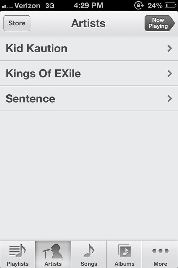 datSexyFlyGirl's tweet image. This is the only music on my phone #localsknowbest #realrap#portland #localrap#HandsDown @TheKidKaution @kingsofeXile