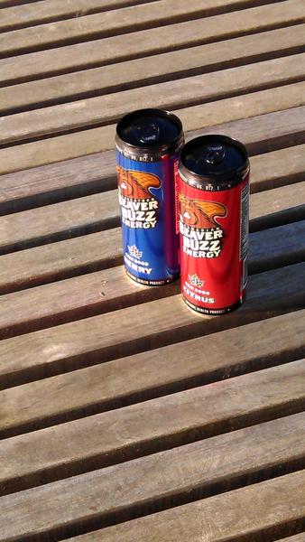Beaver Buzz energy drink.  It made my beav tingle.... TY Canada