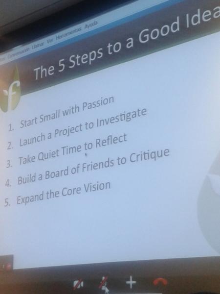 The five Steps to a Good Idea #fibcn #emprender #StartUp