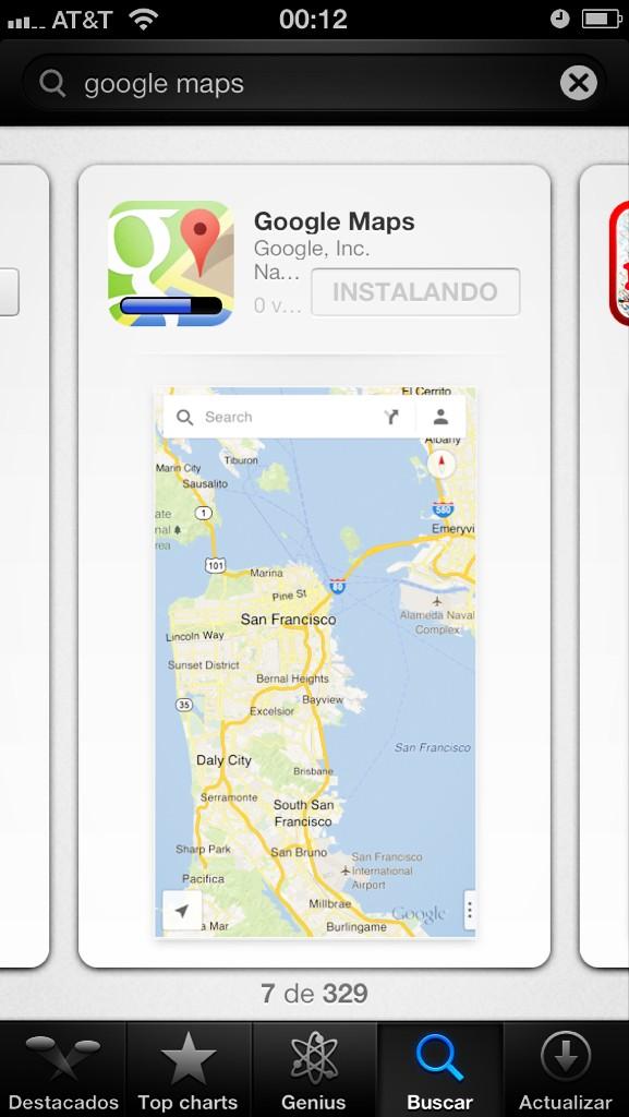 [Ahora] Volvió Google Maps mejor que nunca! Probalo! Chau mapas de Apple :P