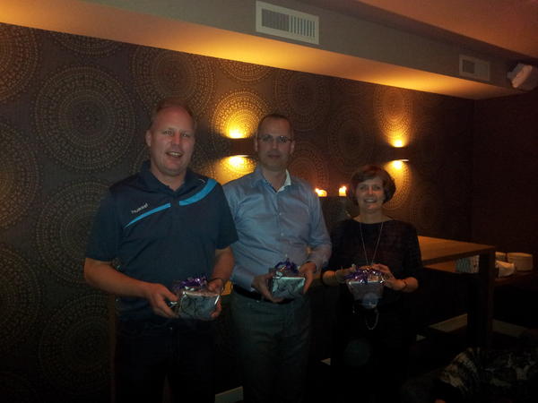 siebertinstall's tweet image. Gisteravond feestje gehad 3 jubilarissen alweer 12 1/2 jaar bij de zaak