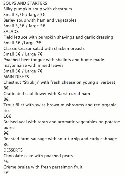 VanderResort's tweet photo. Check out our new "Deep dish" menu. We are open for lunches from Monday to Saturday between 12:00 and 15:30 #lunch http://t.co/YgyRaOrr