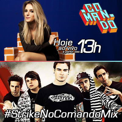 Mix_Tv's tweet photo. Hoje tem @Comando_MixTV ao vivo a partir das 13h! Participe usando a hashtag #StrikeNoComandoMix!!! http://t.co/3n06J7mS
