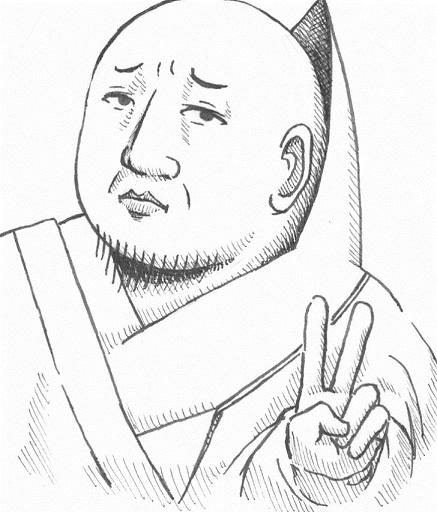 ぶーぶー魚 なぜ描いたかわからないイラスト晒せ 足利義満 ェ Http T Co Av8zvlcb Twitter