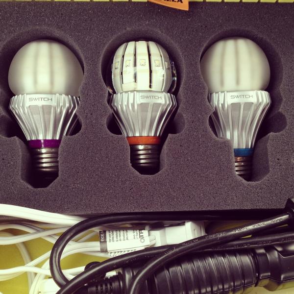LtgSolutions's tweet photo. Travelling w/ #switchLED sample case! Aren't these bad boys amazing? Welcome to the world of LED replacement lamps! http://t.co/eFnjSAf7