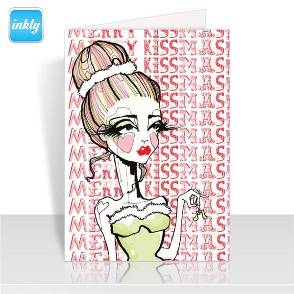 CardCubDesign's tweet image. Merry Kissmas to you!! Bring out the mistletoe xx Today's #Christmas card designed by Sally Cotterill @sally_faye