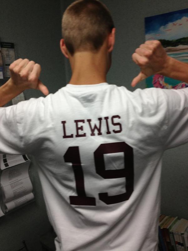 MoreyBoyy's tweet image. Sportin @rubylu16&apos;s shirt today! #GoRuby!