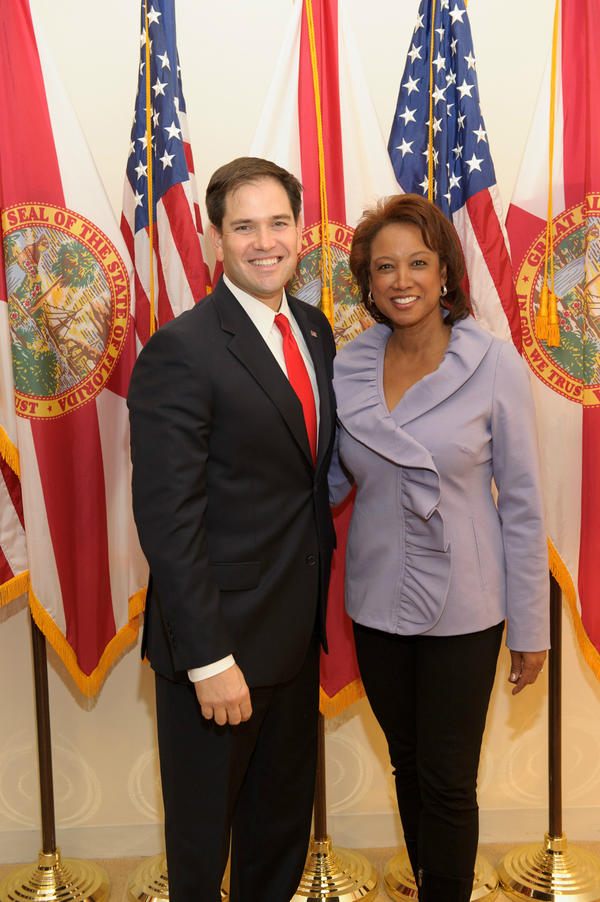 SenMarcoRubio's tweet image. This afternoon, Sen. @MarcoRubio met with Florida Lt. Governor Carroll during her visit to Washington, D.C.: