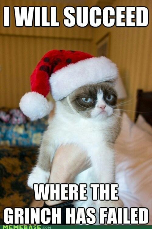 TardGrumpyCat's tweet image. I will succeed where the Grinch has failed...