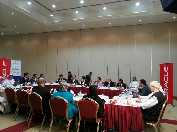 BahrainICT's tweet image. #CIO rountable discussion at #MeetICT in #Bahrain to disucuss solutions and challenges in #ICT #cloud computing...