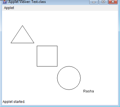 RashaAbdeen76's tweet image. #JavaApplet