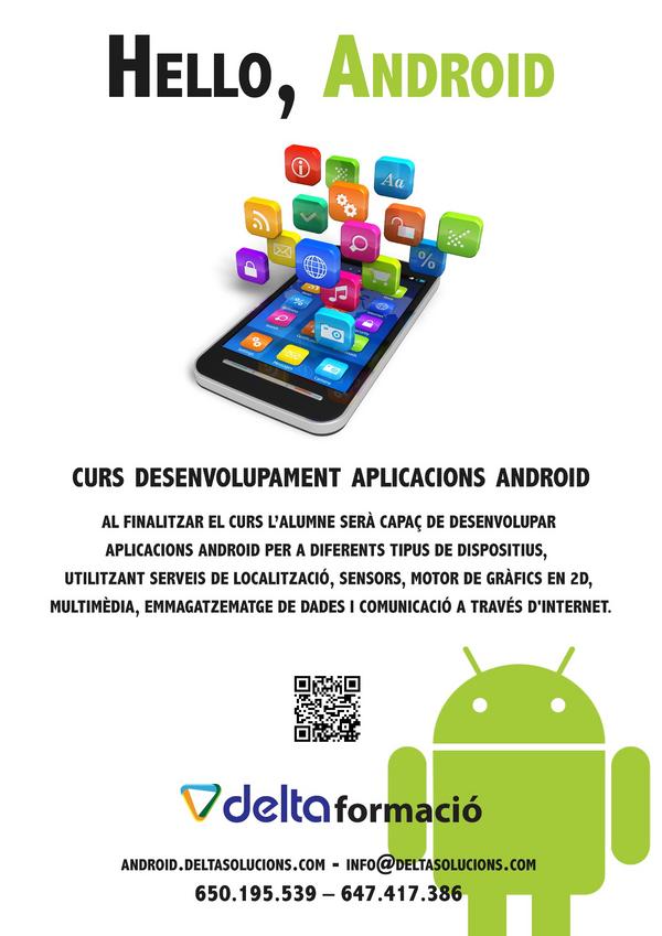 ebreandroid_cat's tweet photo. Aprèn a programar apps #android amb Dertosolucions.Corre k la presentació és el 22 de Desembre! #androidcatalà http://t.co/fdIm8hZ6