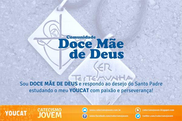 docemaededeus's tweet photo. Sou @docemaededeus e respondo ao desejo do Santo Padre estudando o meu YOUCAT com paixão e perseverança. http://t.co/kinDA2CA