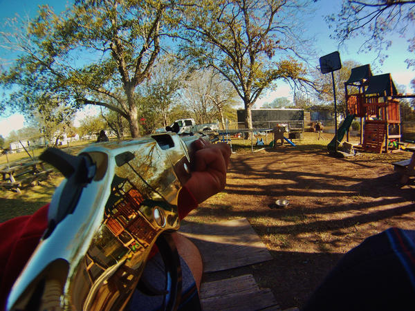 DamnJew's tweet image. @GoPro_Pictures heres a picture of my Henry .22 Taken with My HD Hero