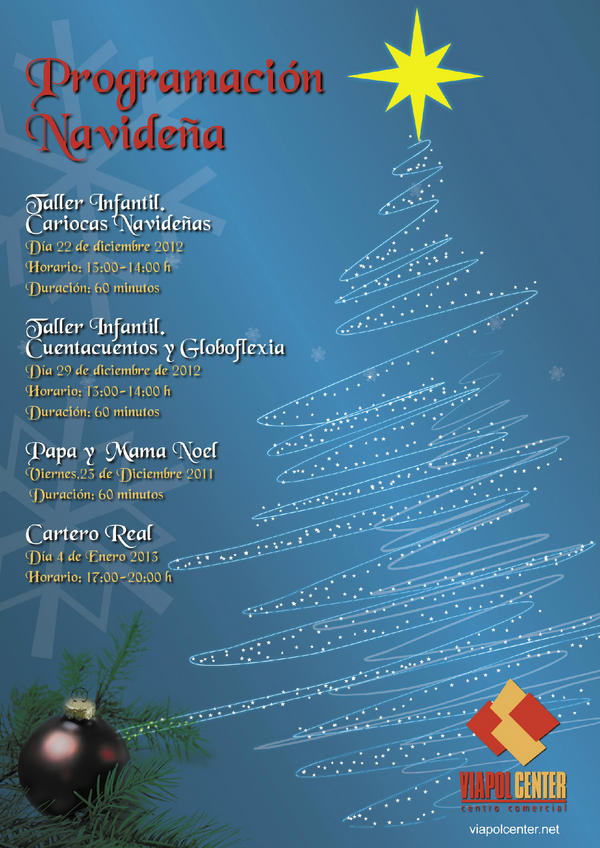Viapol center ha programado una serie de actividades en nuestro centro comercial para vivir las navidades con alegria.