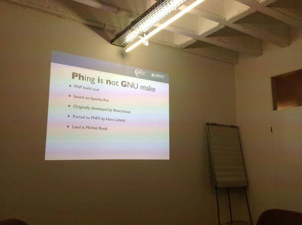 phpugs's tweet image. PHING bei der #PHPUGS