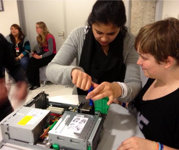 WarnerJD's tweet image. @VHTO Girls in IT computer workshop at #IBM #IBMCCAms #trackthetalent