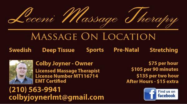 lecenimassage's tweet photo. Opening day folks. Call or message me for an appointment! $25 dollars off if booked before weeks end! http://t.co/pQMXWZLJ