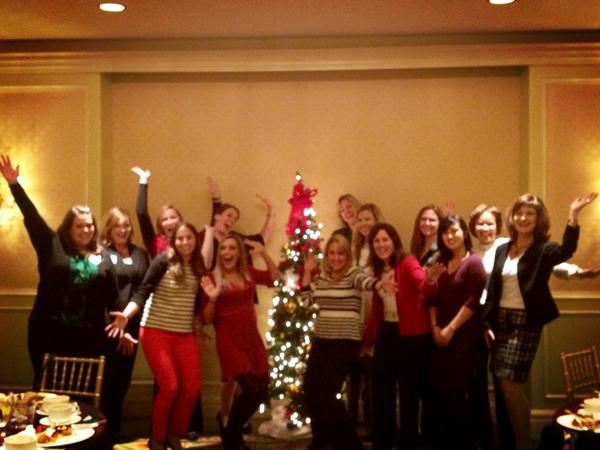 Great time at the #WIT holiday tea! Looking forward to the next event in Feb. Happy holidays!