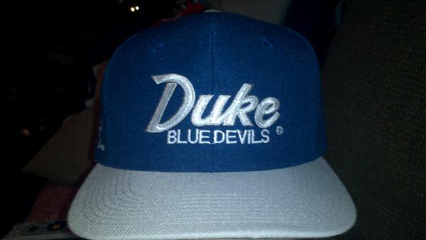 Patrick_Terry13's tweet image. Just got this today, sooooo happy! #DukeScript #Snapback #Vintage