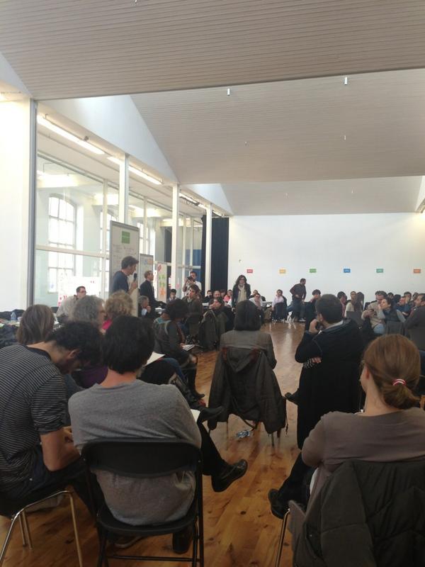 inQBarna's tweet photo. Wrapping up @BarcelonaTheLab with the final presentations from the different groups. Infrastructure first. #BCNTheLab http://t.co/9hWNzRrW