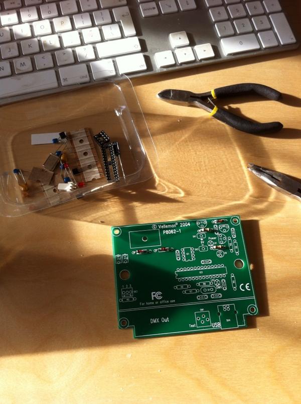 cjb2k1's tweet photo. Sat at home soldering a PCB. Haven't done this since school. Lets hope this is more successful than my GCSE! http://t.co/GMwNGDc0