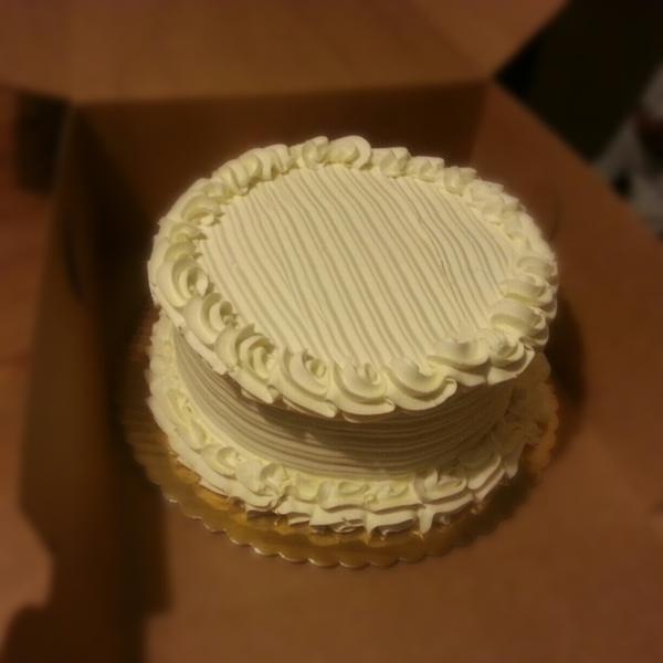 Deb2580's tweet image. Lemon butter cake with buttercream icing