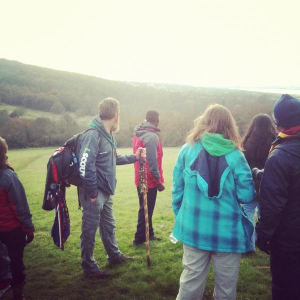 Jack_Biddle's tweet image. #BRIT walk with @PhilPacker looking over London #iscout #scoutambassador