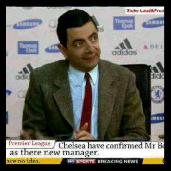 El_ashi's tweet photo. Breakin news chelsea appoints new manager http://t.co/qSIVoSvo