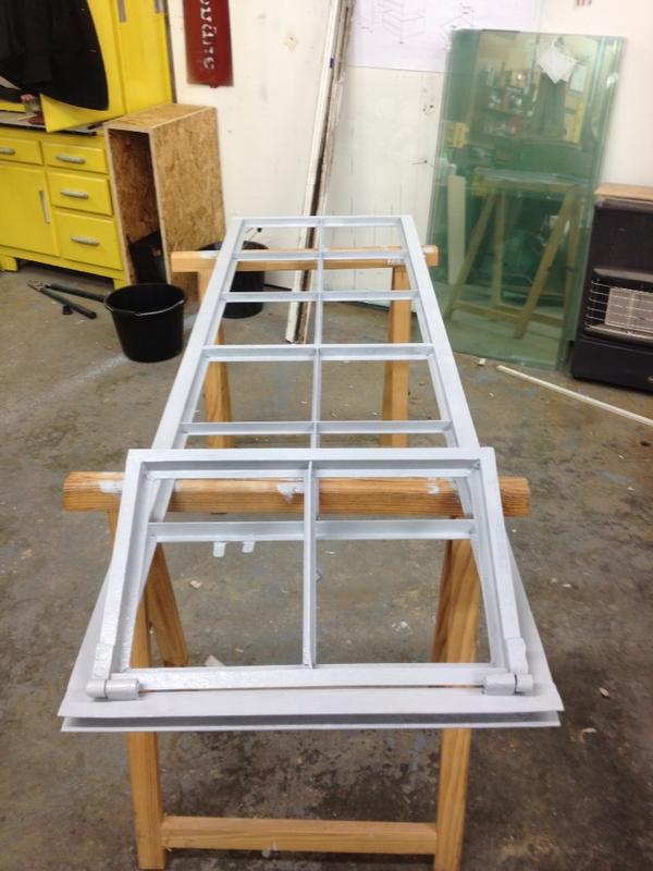 Lambstongue (@lambstongue) on Twitter photo 1930s Crittall type fenesta stairwell window being conserved and upgraded with Slimlite 1.9 uValue units and putty. 1930s Crittall type fenesta stairwell window being conserved and upgraded with Slimlite 1.9 uValue units and putty.