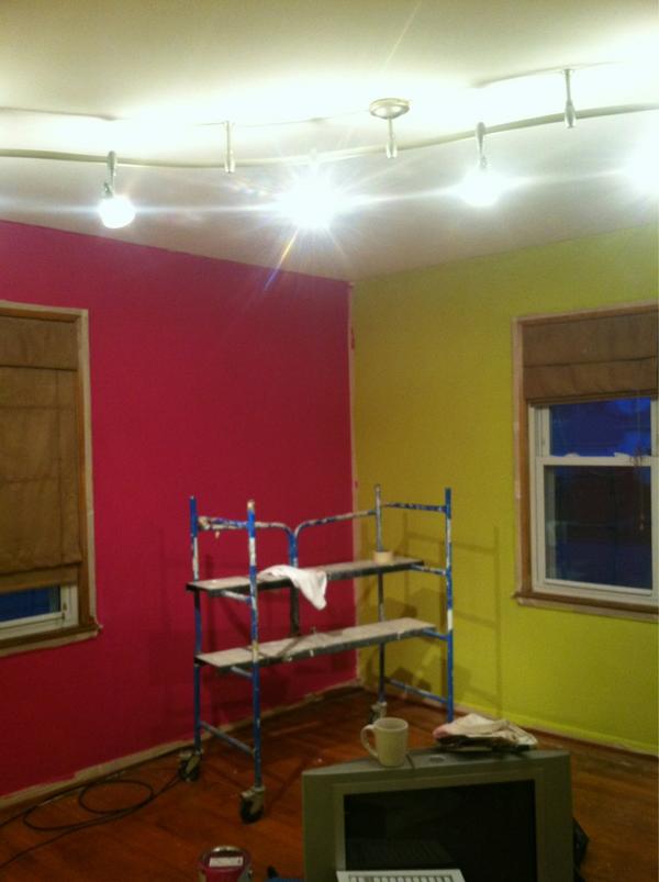 Rich_Shell's tweet image. Painted my new office at marks all day #IAMINLOVE