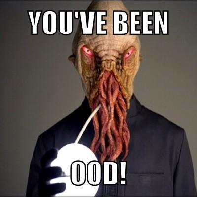 iamsolo3's tweet photo. Dear @CraigyFerg you've just been Ood! http://t.co/V5NdF2S8