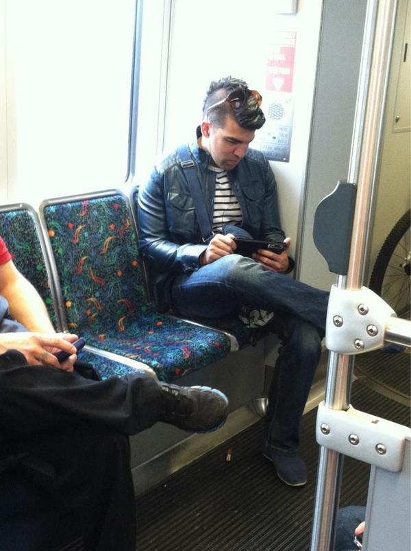 OOC: any of you know that guy from NASA with the Mohawk? I saw him on the train today
