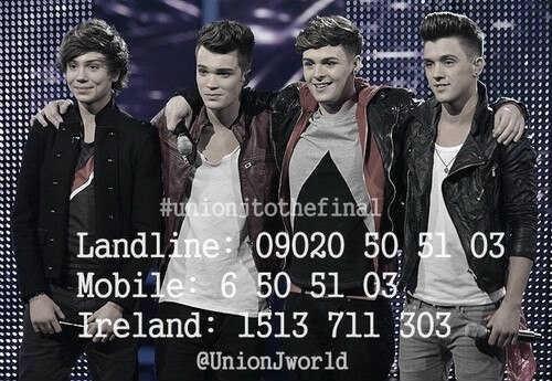 UnionJ_Europe's tweet photo. Landline: 09020505103 Mobile: 6505103 #VoteAndSaveUnionJ03 @UnionJworld http://t.co/gQHLShkK x