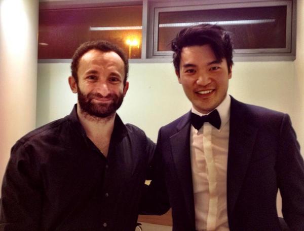 Only 5 more concerts with @Israel_Phil and here's an after-concert snap shot with conductor Kirill Petrenko!