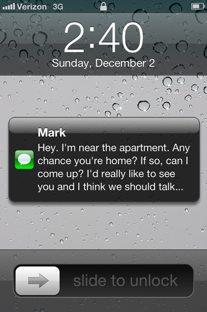 OneAndOnlyLily's tweet photo. Just got this text: http://t.co/HbBk5YQr