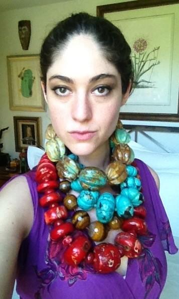 In model-mode: Tony's handmade necklaces are 20lbs of awesome http://t.co/DGVsNHzY<a href="/tag/dcm16"class="tags"><span>#dcm16</span></a>