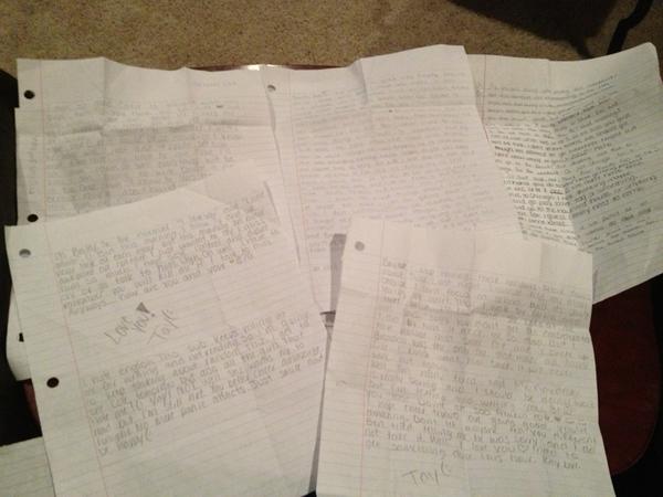 AyBayBay3's tweet image. The fact that I just found these notes&amp;gt;&amp;gt;&amp;gt; #notevenhalf #missthis #somuchtotellyou @Taylorbrad2016