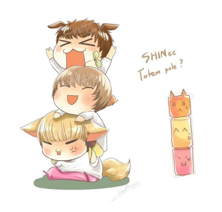 SHINeeHolics on X: "[SHINee Chibi] Grumpy Key, Cute Taemin and Happy  Jonghyun (cr SHINee World Chibi FB) http://t.co/gEgju5ez" / X