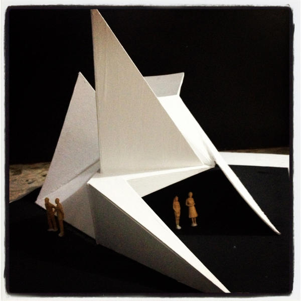 EdithTijerina's tweet image. #finalwork #architecture #origami
