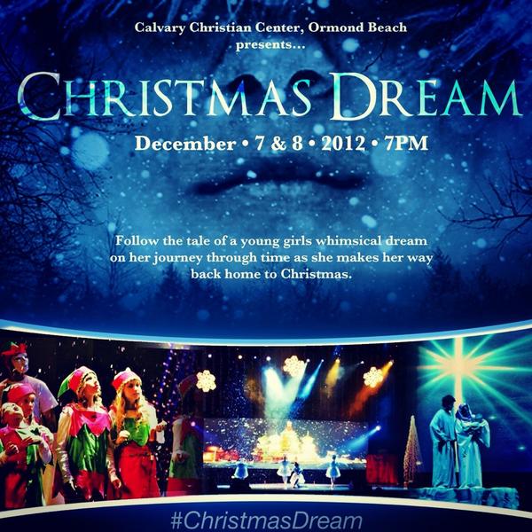 CalvaryFL's tweet photo. #ChristmasDream is this Fri &amp; Sat night at 7. Who are you inviting &amp; how are you inviting them? Tag us in your story. http://t.co/UI4kN0u4