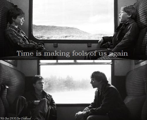 Potterholics's tweet photo. Time is making fools of us again.. http://t.co/3qwMIWVo