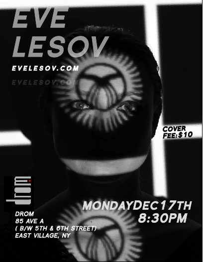 EveLesov's tweet photo. Come to our concert @Drom on December 17th, 2012.  Here is our flyer http://t.co/WwfNXcWB