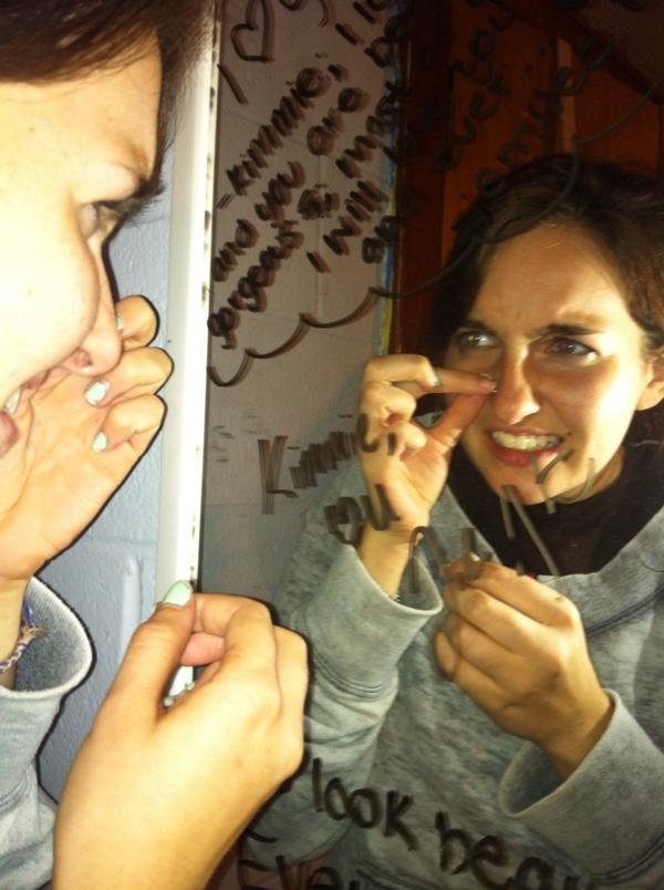 Kimbalicious_'s tweet photo. @KatieSurratt nose ring is going back in! #wellthishurts http://t.co/3K4QACXR