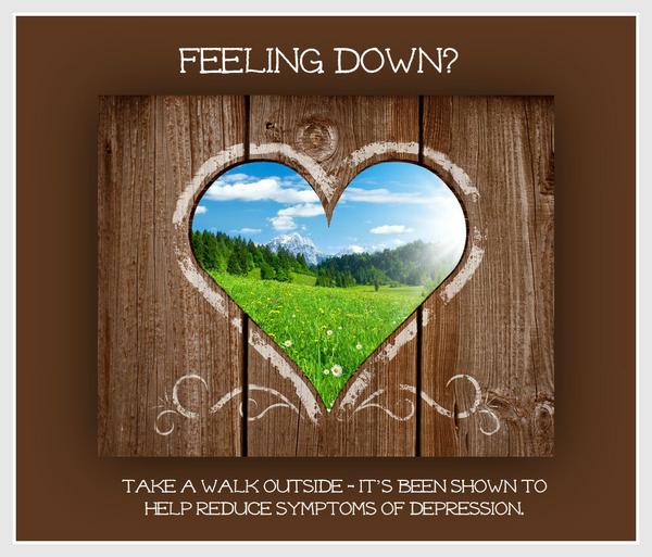 LifeExtension's tweet photo. Feeling down? Get outside! #mood #live4long http://t.co/YjJHJn57