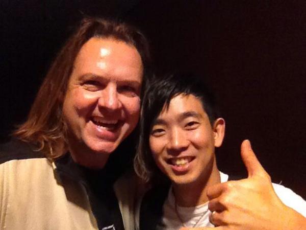 terry glaze on twitter with jakeshimabukuro at national museum of