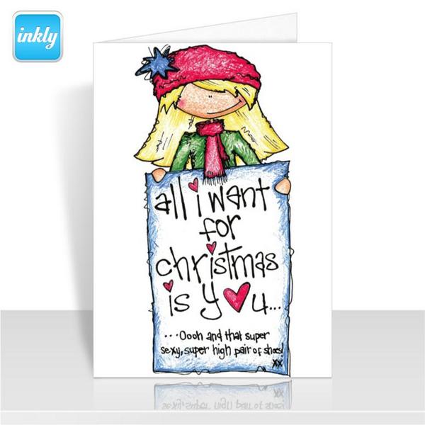 CardCub's tweet image. Beautiful hand drawn #Christmas card by Billie Dillon (billiedillon.com) @billiedillon
